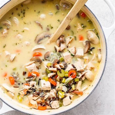 Leftover Turkey Wild Rice Soup The Wooden Skillet