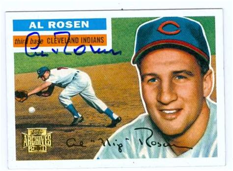 Al Rosen autographed Baseball Card (Cleveland Indians) 2001 Topps ...