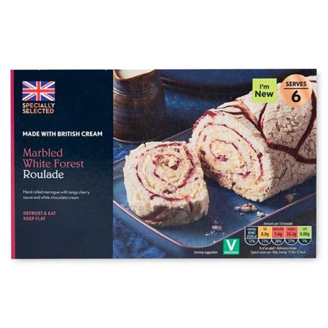 Marbled White Forest Roulade 425g Specially Selected ALDI IE