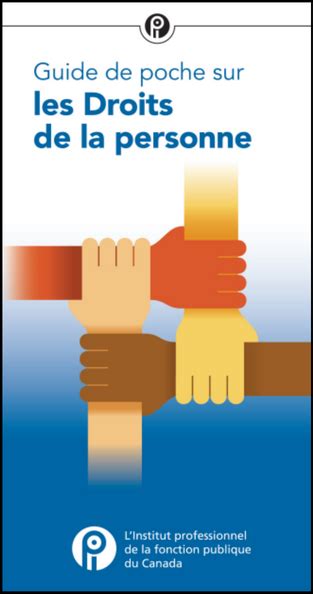 Guide De Poche Sur Les Droits De La Personne Linstitut Professionnel