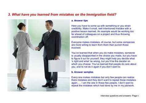 Top 9 Immigration Interview Questions Answers