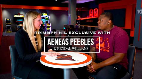 Aeneas 'Fub' Peebles Triumph NIL Exclusive Interview | Virginia Tech ...