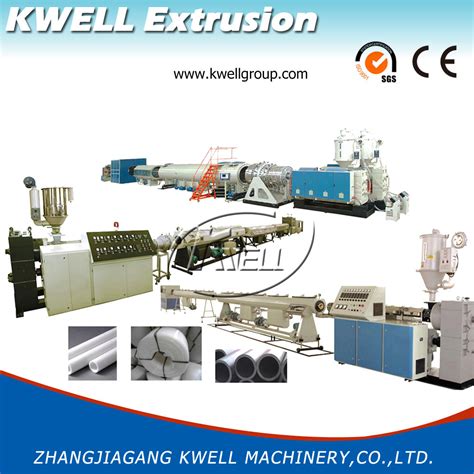 Hdpe Pe Ppr Pipe Production Line Single Screw Extrusion Line Pe Water