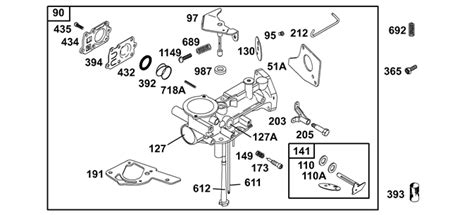 Diagram Of Carburetor Yard Machine Tiller 21 A 342062 Tiller