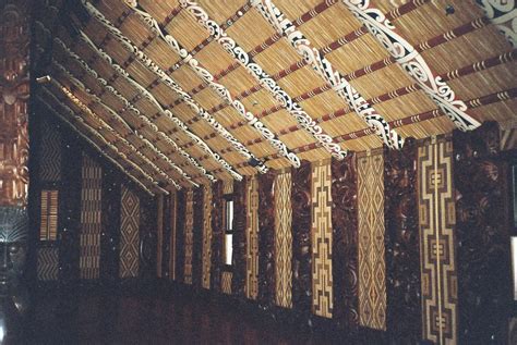 Helenas Blog Maori Style Meeting House Marae Inside Of