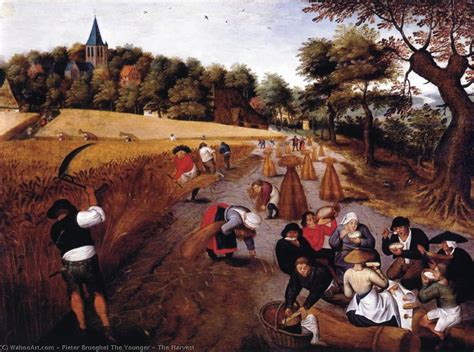 Paintings Reproductions The Harvest By Pieter Brueghel The