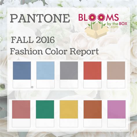 Pantone Fall Fashion Color Report Best Match Flowers