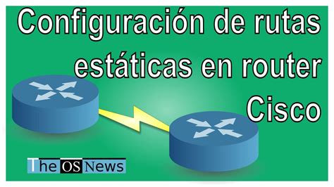 Tutorial Configuracion De Rutas Estaticas En Routers Cisco YouTube