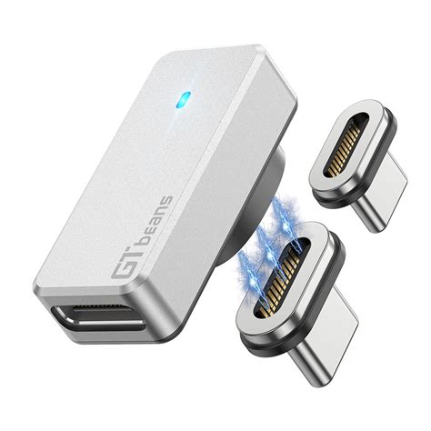 GTbeans 24 Pin Type C Magnetic Adapter 10GBS USB C 3 1 Converter PD