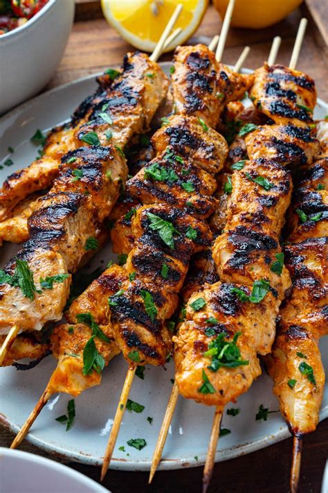 Poulet Shish Taouk Shish Tawook Lebanese Garlic Sauce Creamy Garlic