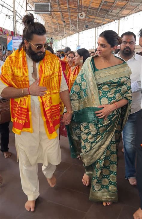 Parents-To-Be Deepika Padukone And Ranveer Singh Visit Siddhivinayak ...