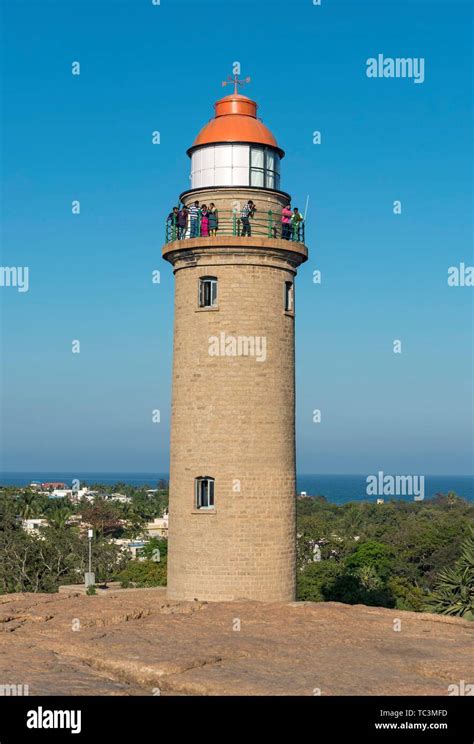 Mahabalipuram Lighthouse, India Stock Photo - Alamy