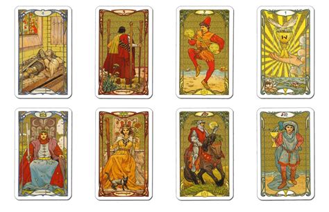 Golden Art Nouveau Tarot ミニチュア・ゴールデン・アールヌーボー・タロット