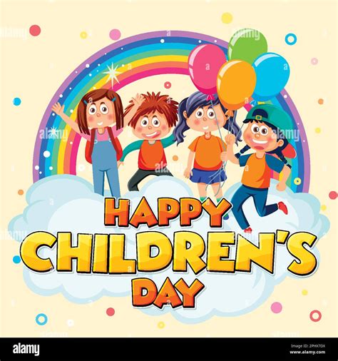 Happy children's day banner illustration Stock Vector Image & Art - Alamy