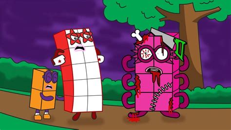 Numberblocks 8 Turned Into Zombies But Nb 10 Is Not Afraid Numberblocks Fanmade Coloring Story