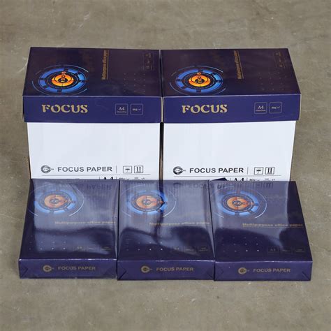 FOCUS Brand 100 Virgin Wood Pulp 70 80GSM A4 White Copy Paper Office Paper