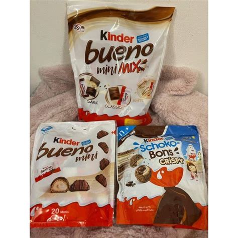 KINDER BUENO LOVERS Kinder Mini Mix Kinder Mini Schoko Bons Crispy