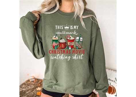 Hallmark Christmas Movie Sweatshirt This Is My Movie Watching