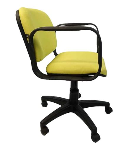 Silla Operativa Allegro Con Brazos En Tela Mini Color Verde Manzana