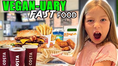 Eating Only Vegan Fast Food For 24 Hours Youtube