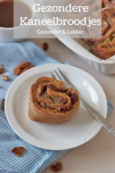 Heerlijke Gezondere Kaneelbroodjes Gevuld Met Pecannoten En Rozijnen