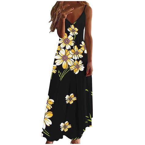 Cobkk Summer Dresses For Women 2024 Maxi Clearance Women S Casual Loose