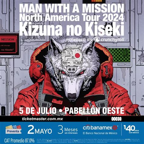 MAN WITH A MISSION EN CDMX PABELLÓN OESTE 2024