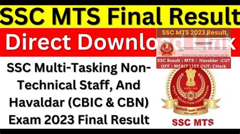 Ssc Multi Tasking Non Technical Staff And Havaldar Cbic And Cbn