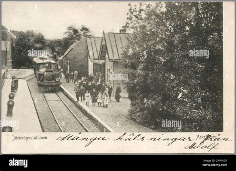 Arkelstorp Railway Station Stock Photo - Alamy