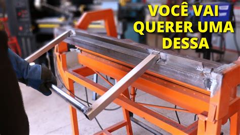 Como Fazer Uma Dobradeira De Chapas Manual 1 3 DIY Sheet Metal Bender