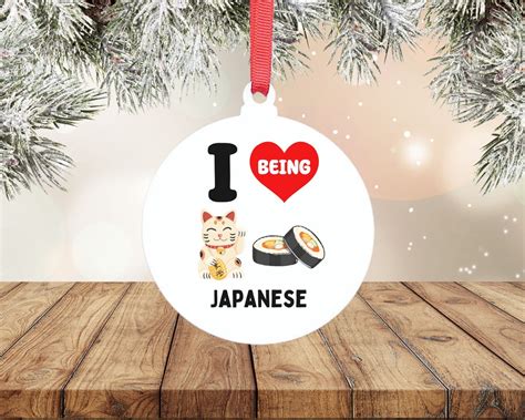 Japanese Christmas Ornament Personalized Ornaments Japan - Etsy