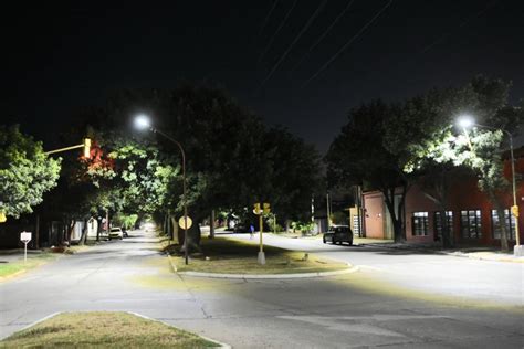 Renovación de luminarias Avenida Podio suma nuevas luces led Diario