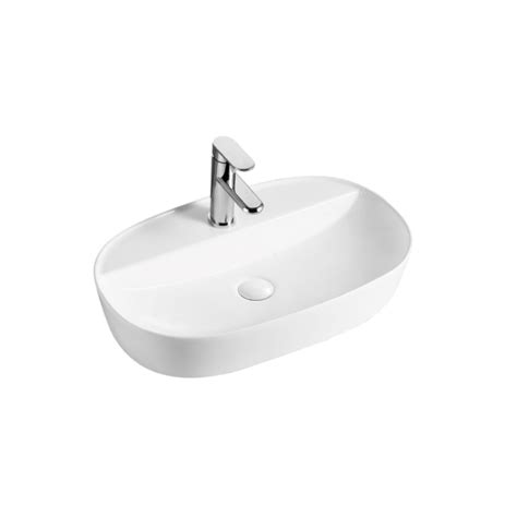 White Ceramic Oval Wash Basin Fx Hadayat Sons