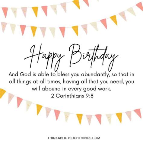 37 Best Bible Verses For Birthdays [with Images] Think About Such Things