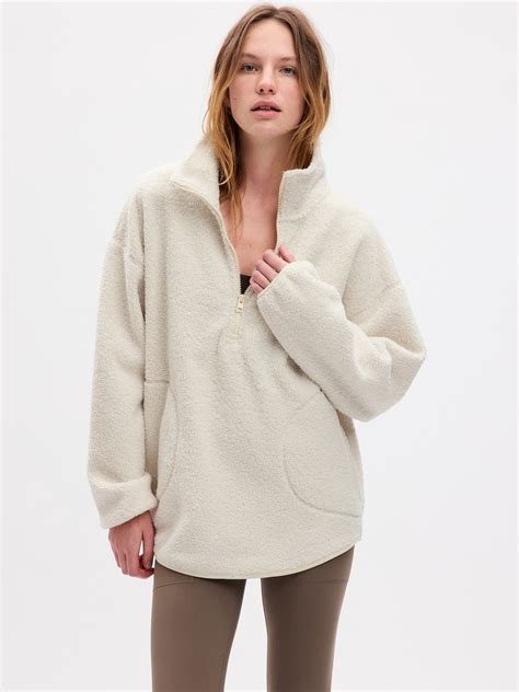 Gapfit Sherpa Half Zip Pullover Gap