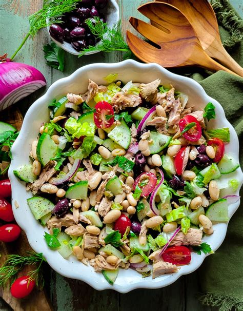 Mediterranean White Bean And Tuna Salad The Lemon Apron