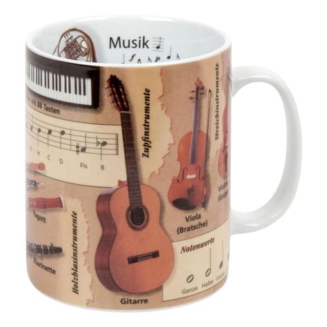 The German Mug Makers since 1909 Könitz Wissensbecher Becher Musik