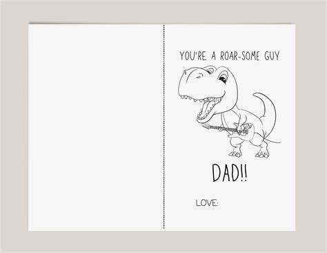 Printable Card Printable Fathers Day Card Fathers Day Printable