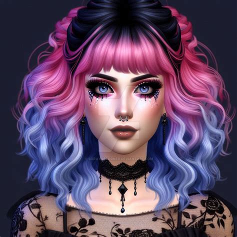 gothic model at rave cute kawaii HD by SorayasCorner on DeviantArt