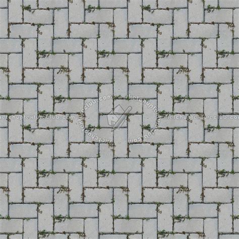 Concrete Paving Herringbone Outdoor Texture Seamless