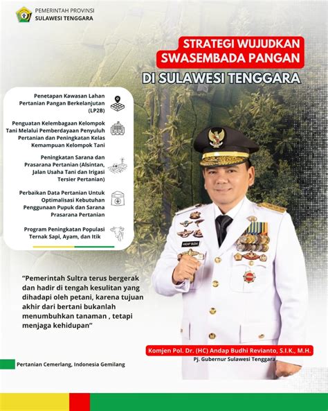 Ini Langkah Strategis Pemprov Dalam Mewujudkan Swasembada Pangan