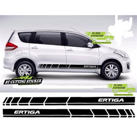 Jual Stiker Ertiga Sticker Variasi Suzuki Ertiga Cutting Stiker Mobil