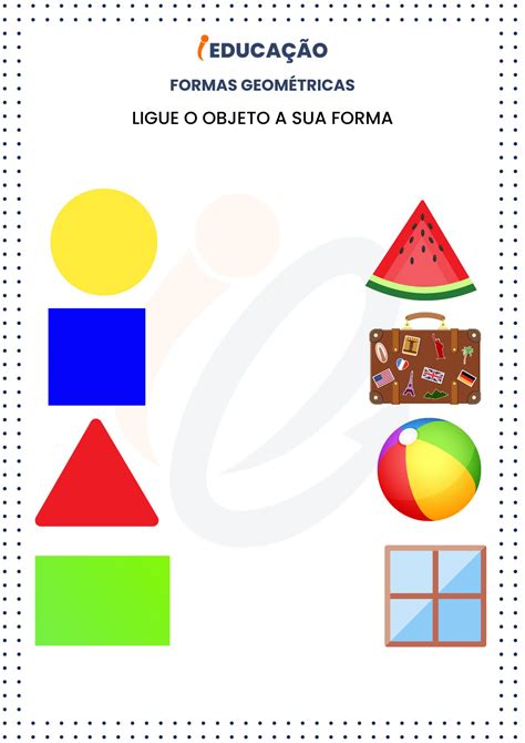 Atividades Formas Geométricas Educação Infantil