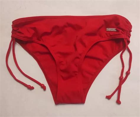 CULOTTE BAS DE Maillot De Bain Bikini TRIUMPH Curves Midi Rouge Taille