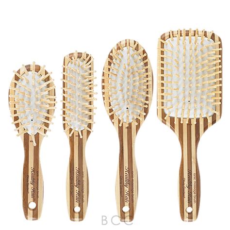 Olivia Garden Healthy Hair Eco Friendly Bamboo Brush Ionic Massage