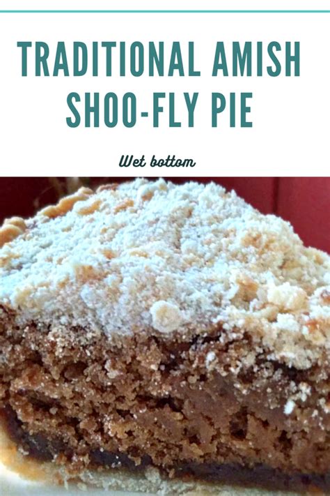 Amish Wet Bottom Shoofly Pie Recipe Artofit