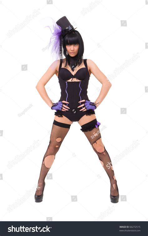 Sexy Woman Wearing Torn Lingerie Posing Stock Photo 66272515 Shutterstock