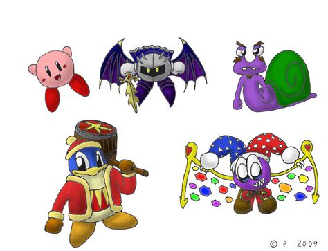 The Kirby Characters by ToaJahli on DeviantArt