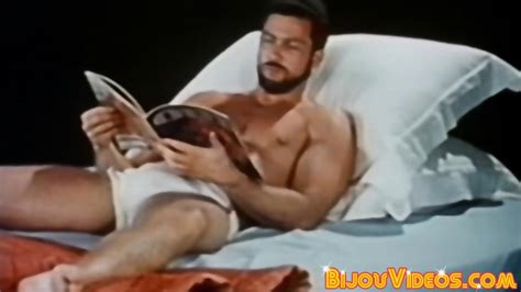 Sexy Vintage Jock Working Out Before Hot Solo Masturbation