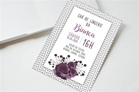 Convite Digital Lingerie Elo Produtos Especiais